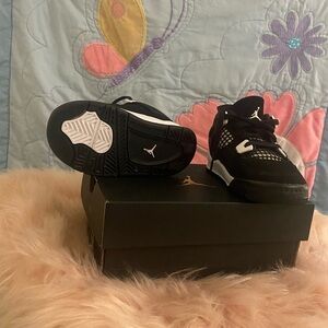 Kids Black and White Sneakers
